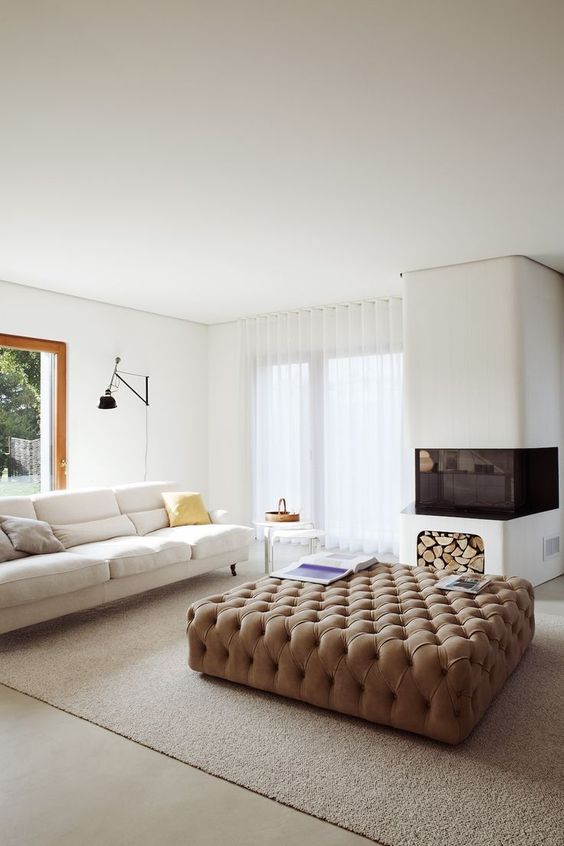 Velvet Tables and Tufted Ottomans - Image 6