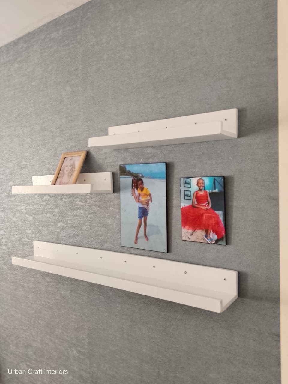 Urban Craft white floating shelves